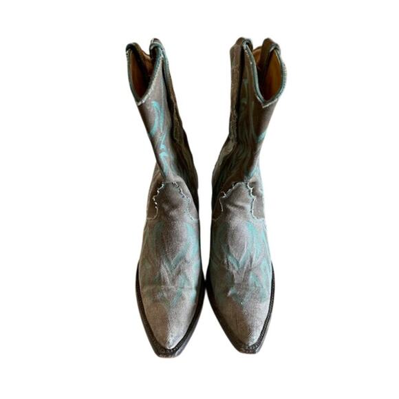 Liberty Western Cowboy Boots – Made in Mexico – Size 7.5 - Picture 2 of 11